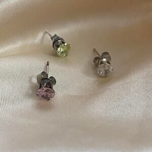 s925 Sterling silver single earrings for second piercing. Men’s/ women’s